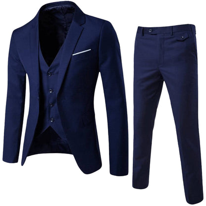 Men's Slim Fit Spring Business Suit Set