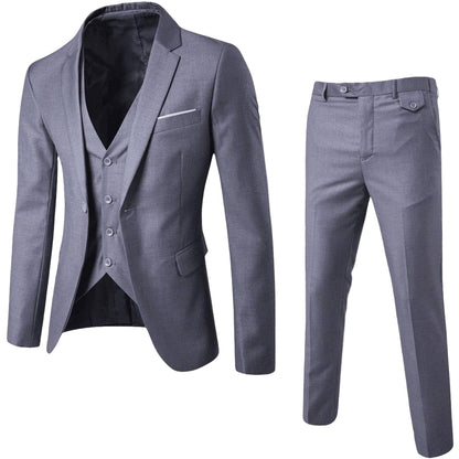 Men's Slim Fit Spring Business Suit Set