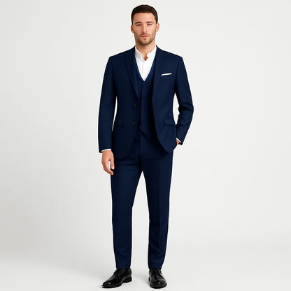 Men's Slim Fit Spring Business Suit Set - VibreMode