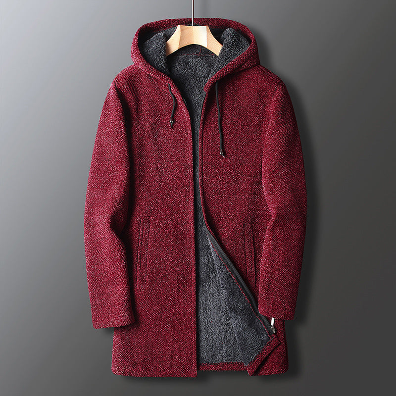 John | Men's Trendy Full-Length Hooded Coat Caliboot
