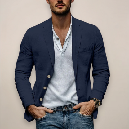 Casual Linen Men's Summer Jacket