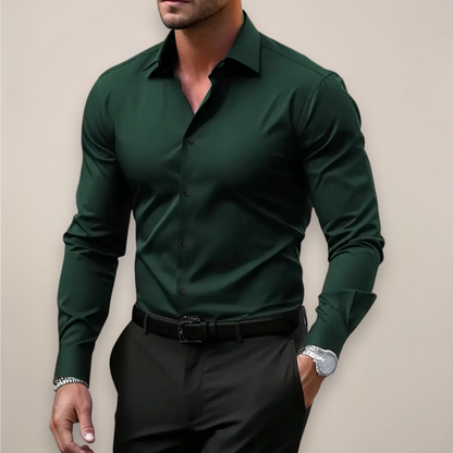 Stylish Men's Slim Fit Spring Dress Shirt