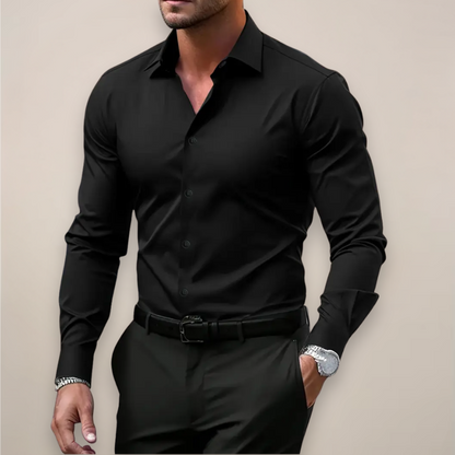 Stylish Men's Slim Fit Spring Dress Shirt
