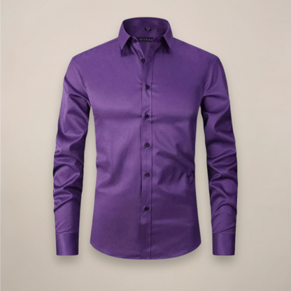 Classic Men's Lightweight White Dress Shirt