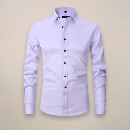 Classic Men's Lightweight White Dress Shirt