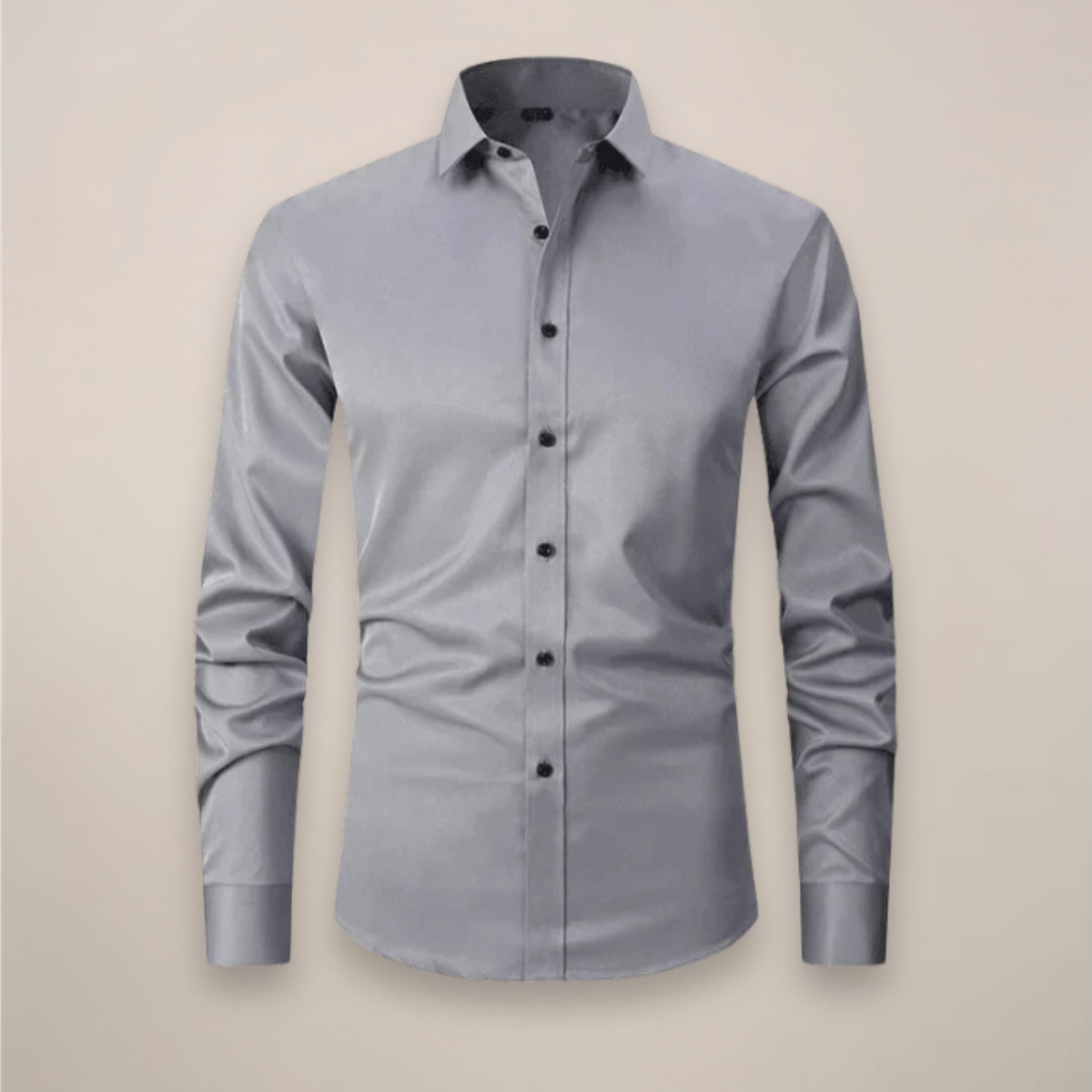 Classic Men's Lightweight White Dress Shirt