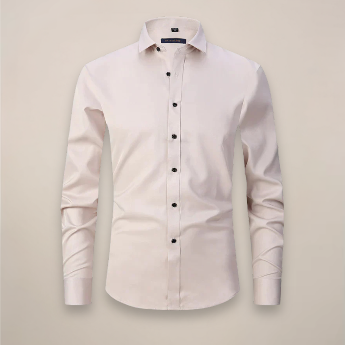 Classic Men's Lightweight White Dress Shirt
