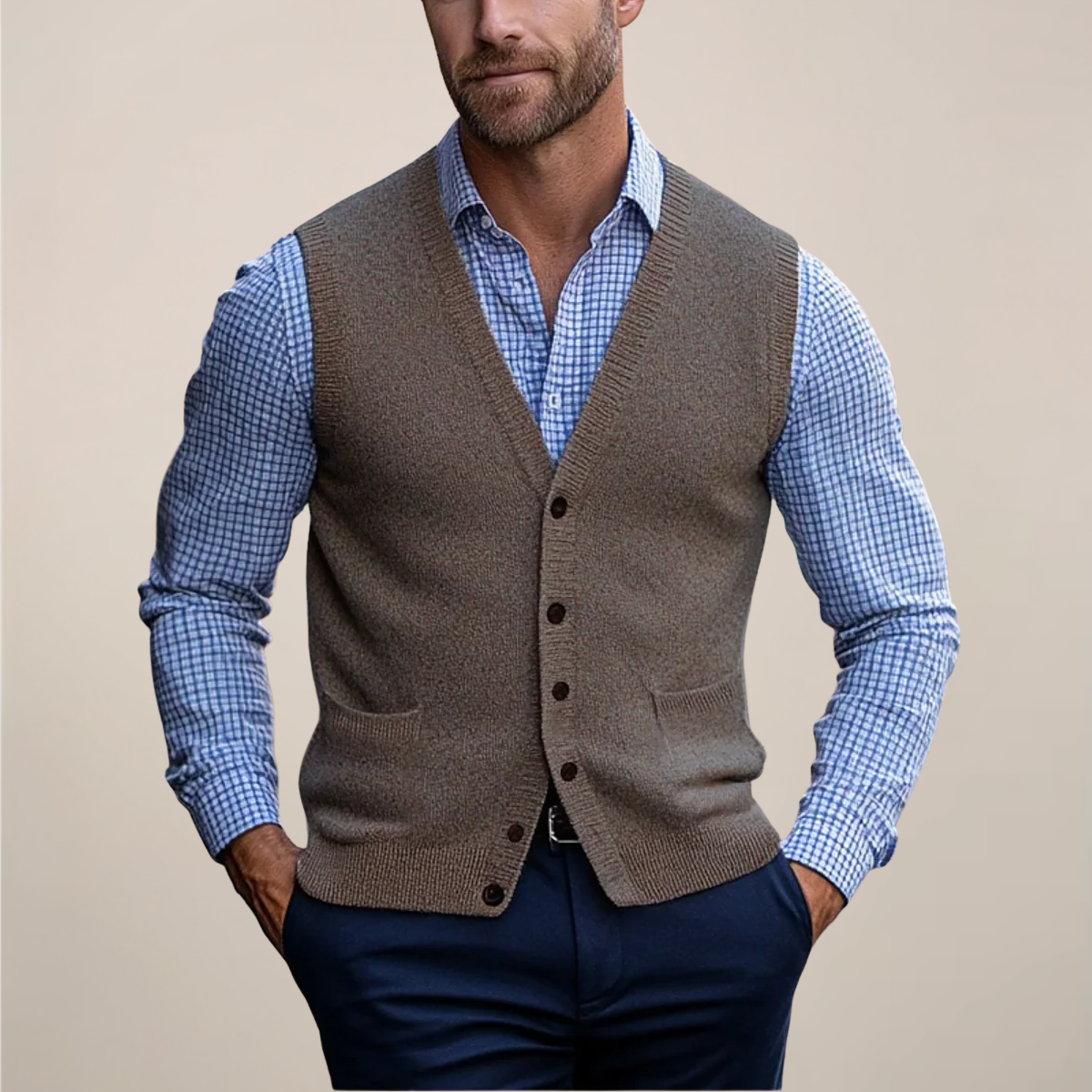 Men's Lightweight Summer Waistcoat - VibreMode