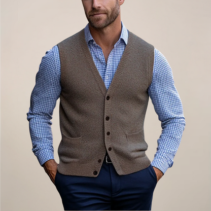 Men's Lightweight Summer Waistcoat - VibreMode