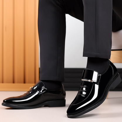 Men's Slip-On Loafers Leather Brown