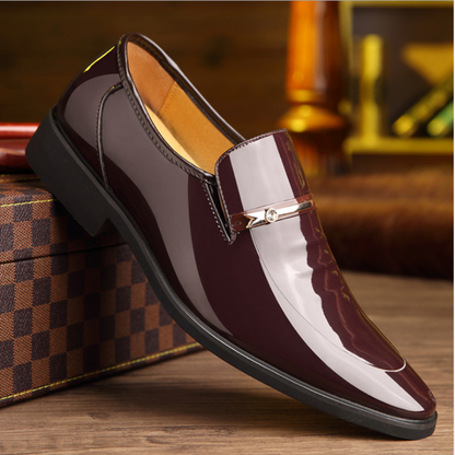 Men's Slip-On Loafers Leather Brown