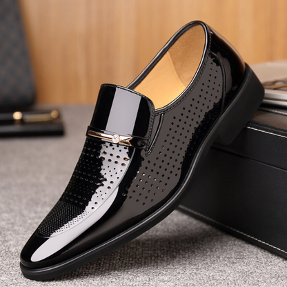 Men's Slip-On Loafers Leather Brown