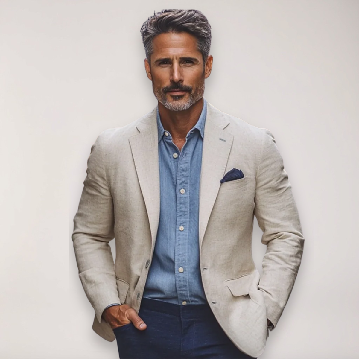 Stylish Men's Lightweight Spring Blazer - VibreMode