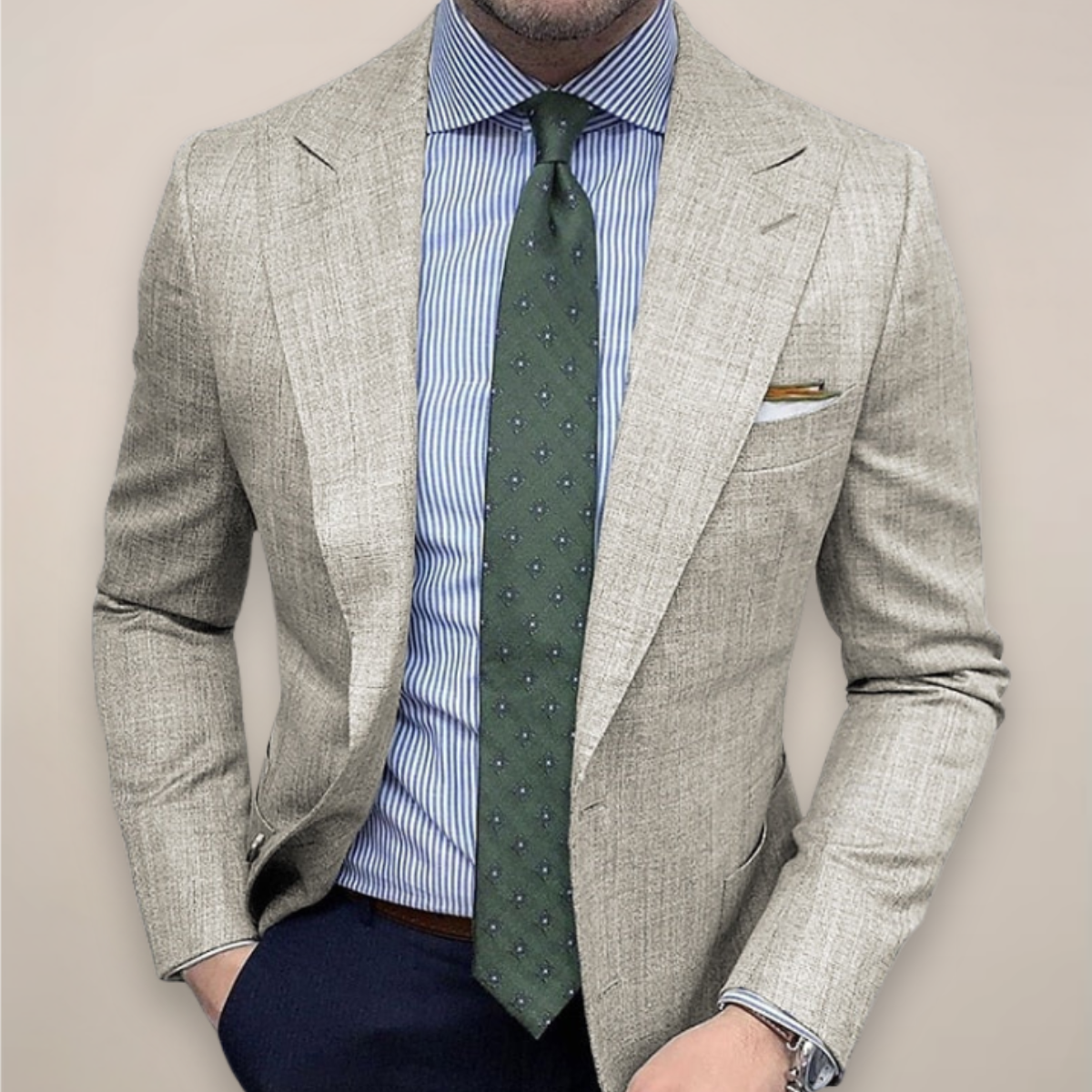 Mason | Men's Lightweight Classic Fit Jacket - VibreMode