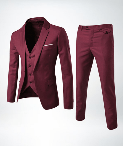 Classic Men's 3 Piece Tailored Suit Set