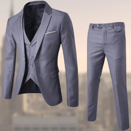 Classic Men's 3 Piece Tailored Suit Set