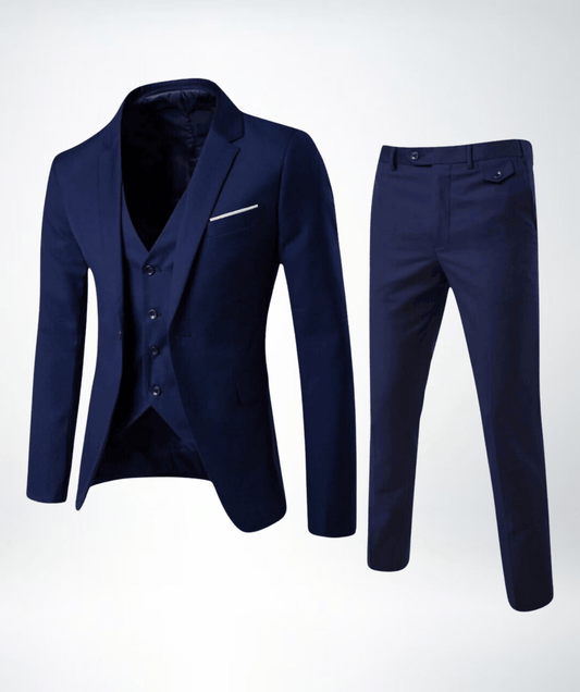 Classic Men's 3 Piece Tailored Suit Set - VibreMode