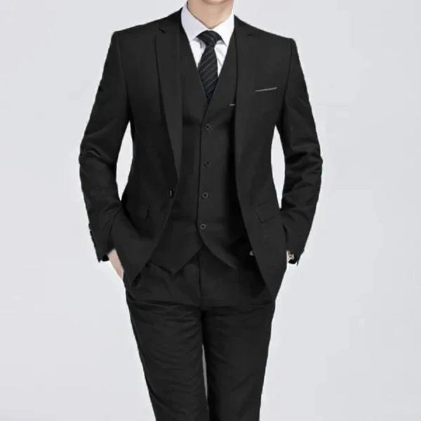 Stylish Men's Spring 3 Piece Classic Suit