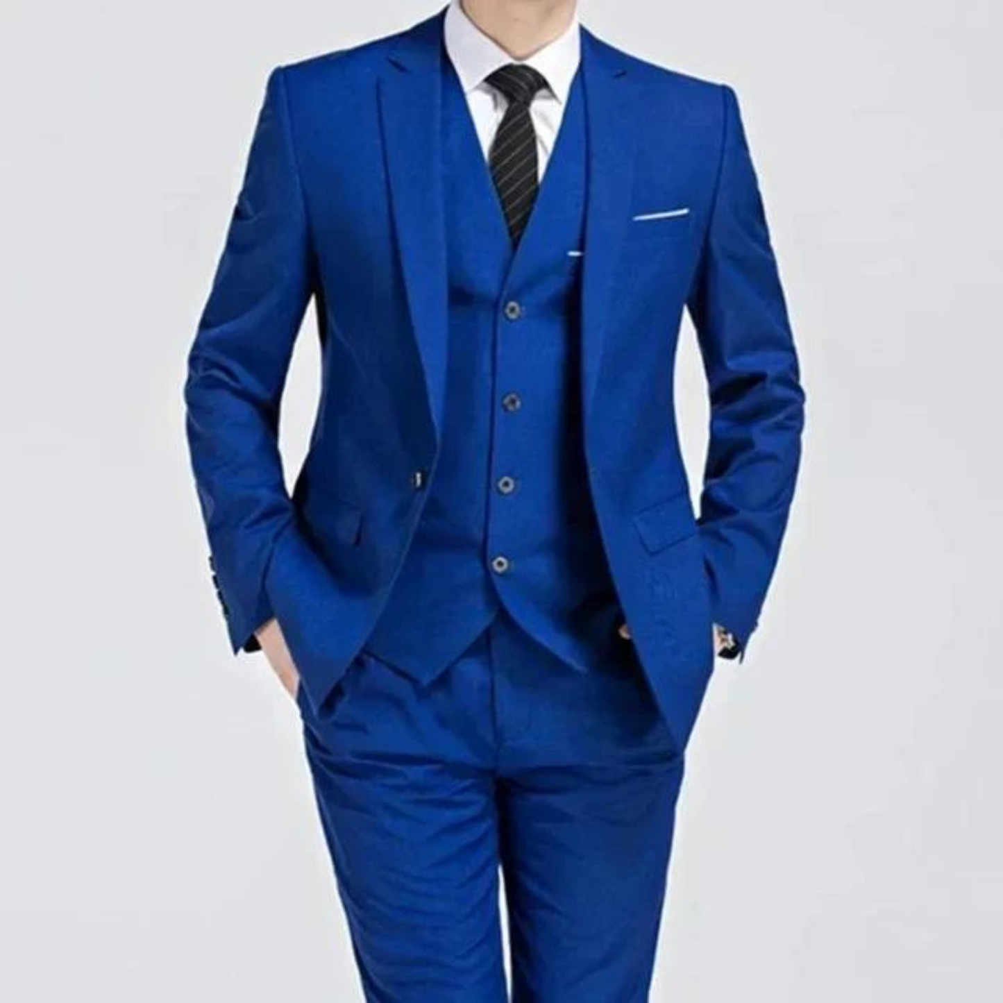 Stylish Men's Spring 3 Piece Classic Suit