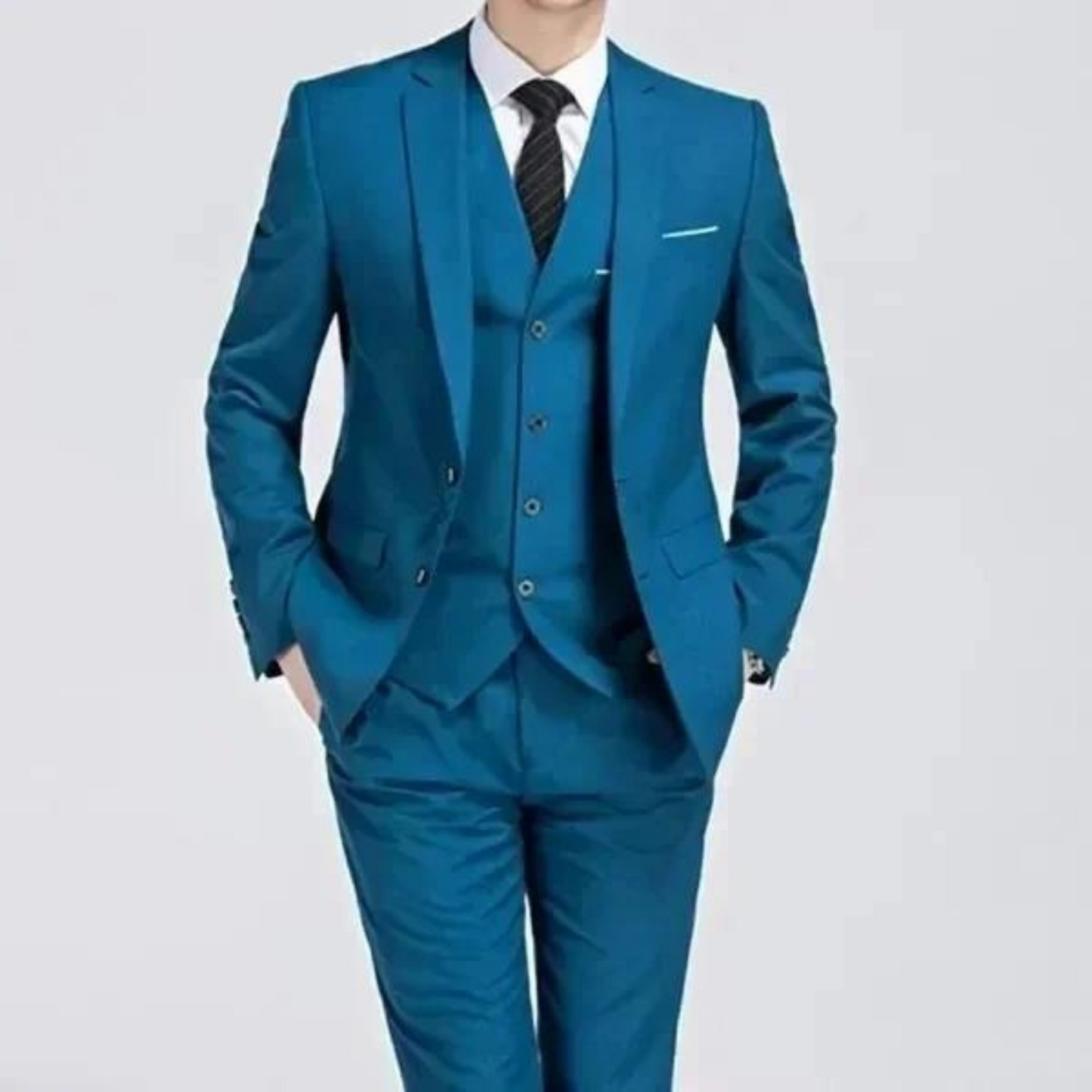 Stylish Men's Spring 3 Piece Classic Suit