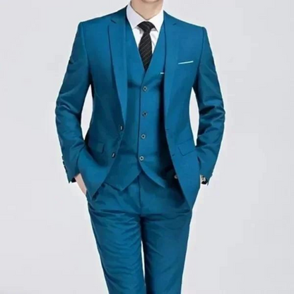 Stylish Men's Spring 3 Piece Classic Suit