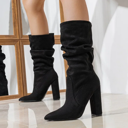 Women's Slouchy Mid Calf Boots