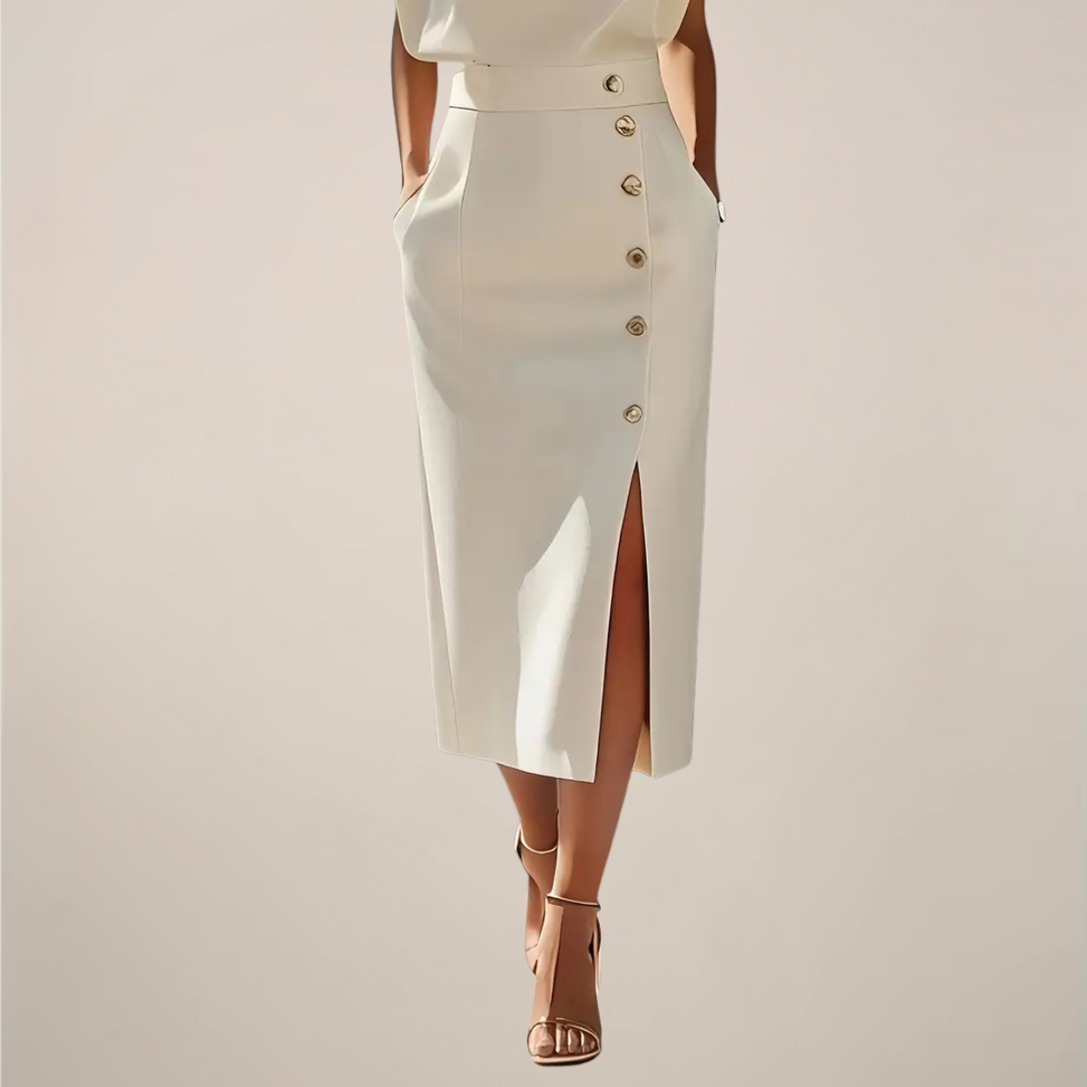 Chic Summer Sleeveless Midi Dress for Women