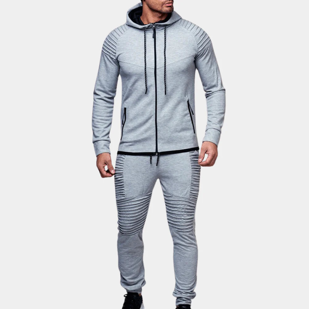 Men's Cotton Blend Tracksuit Soft Functional Details