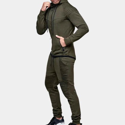 Men's Cotton Blend Tracksuit Soft Functional Details