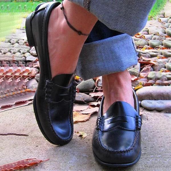 Moc Toe Slip-On Loafers for Women – Effortless Style & Comfort