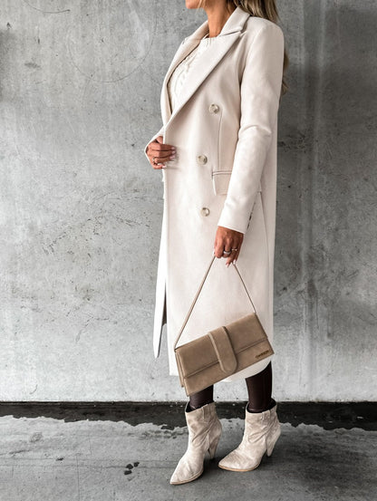 Women's Long Coat Elegant Fit
