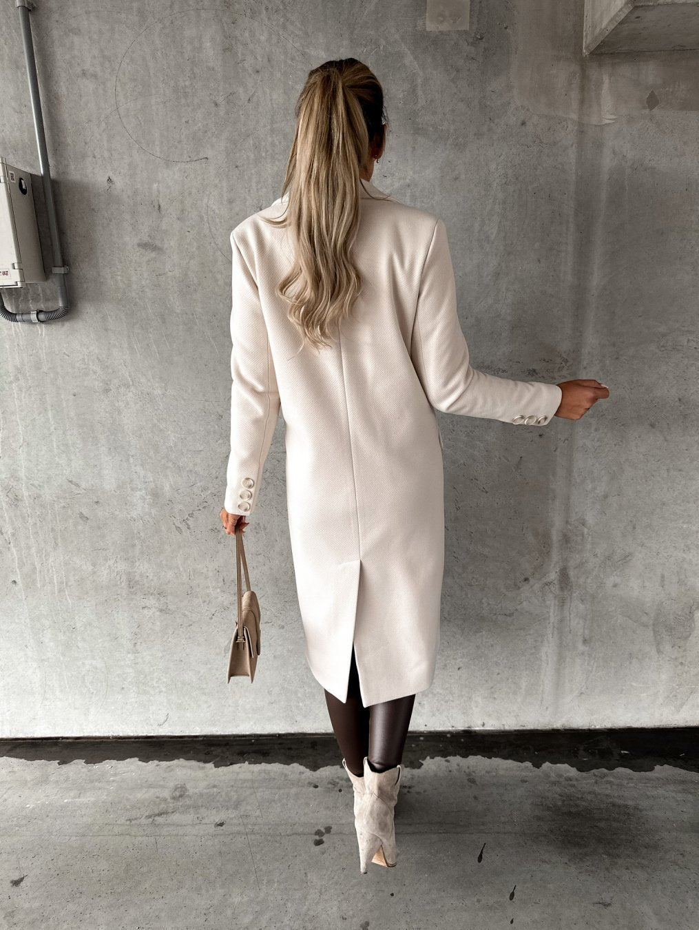 Women's Long Coat Elegant Fit