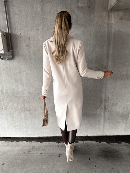 Women's Long Coat Elegant Fit