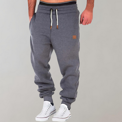 Men's Tapered Jogger Pants Cuffed Hem