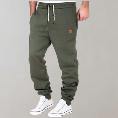 Men's Tapered Jogger Pants Cuffed Hem