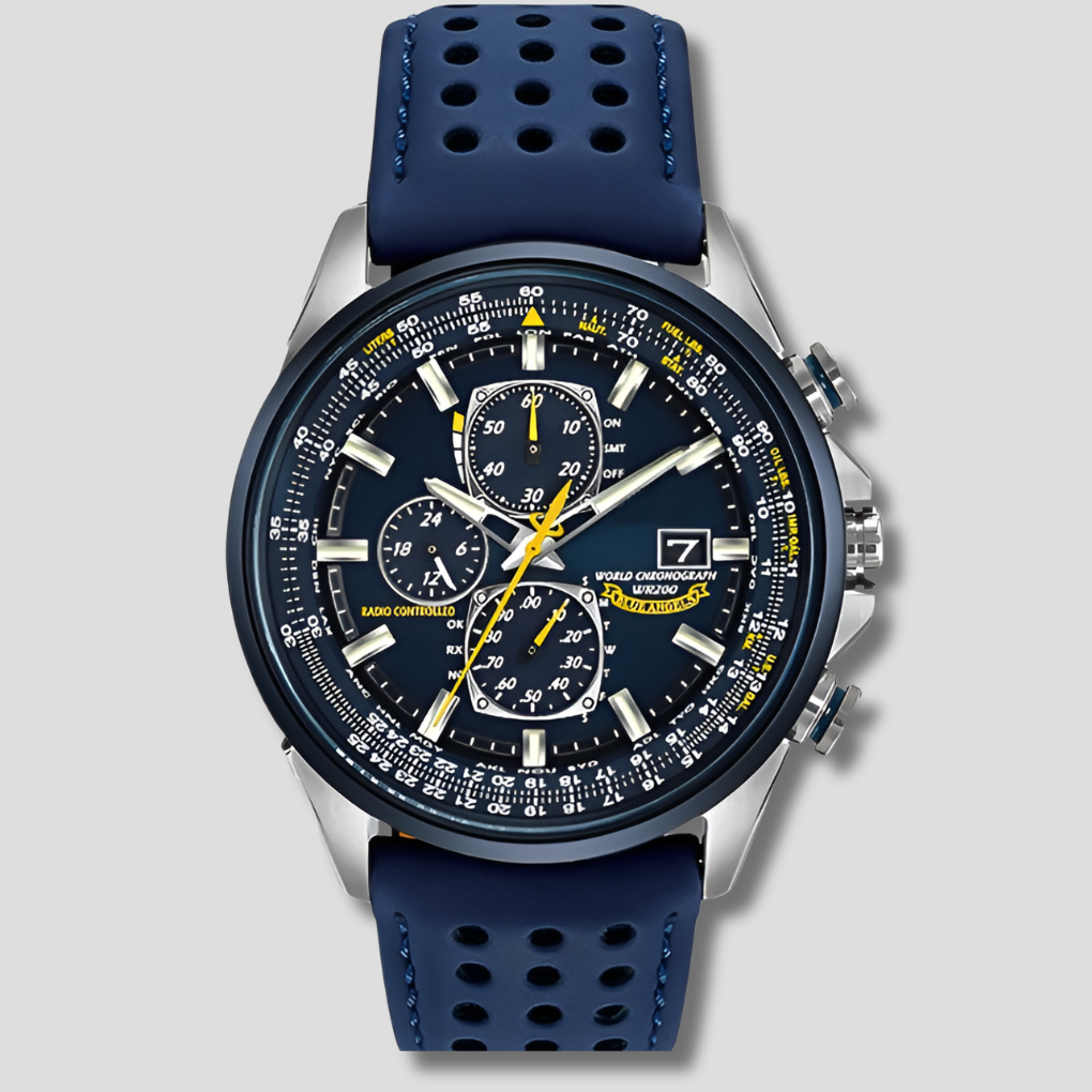 Men's Quartz Watch Leather Strap