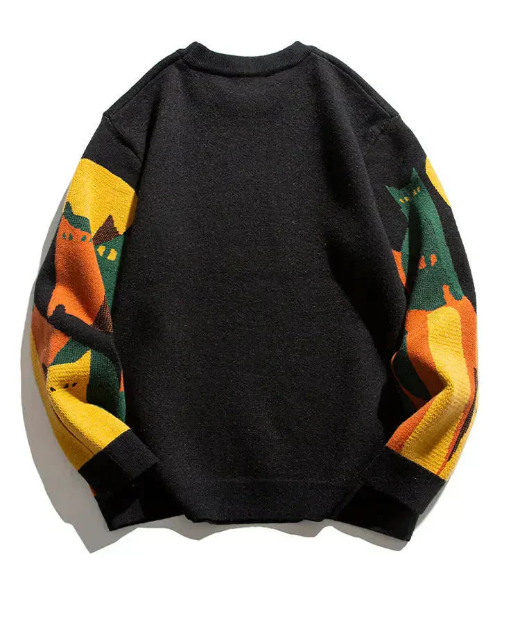 Felix Moonlight Kitty Pullover Sweater