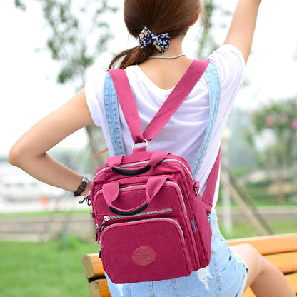 Waterproof Crossbody Bag Nylon Versatile Black