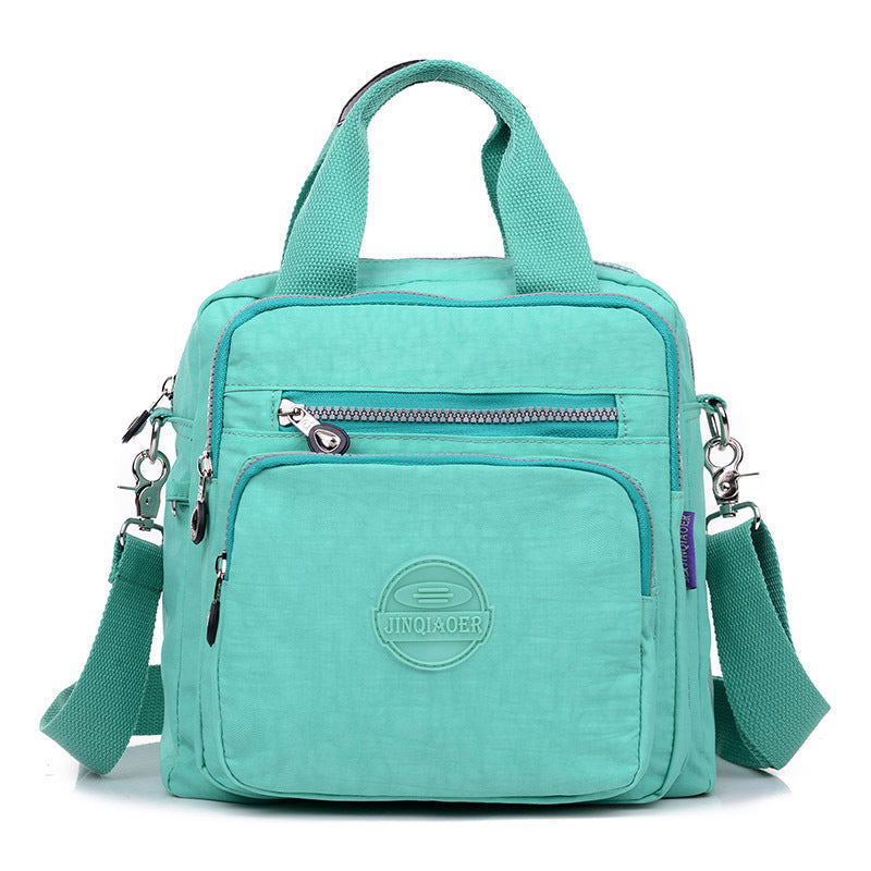 Waterproof Crossbody Bag Nylon Versatile Black