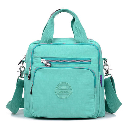 Waterproof Crossbody Bag Nylon Versatile Black