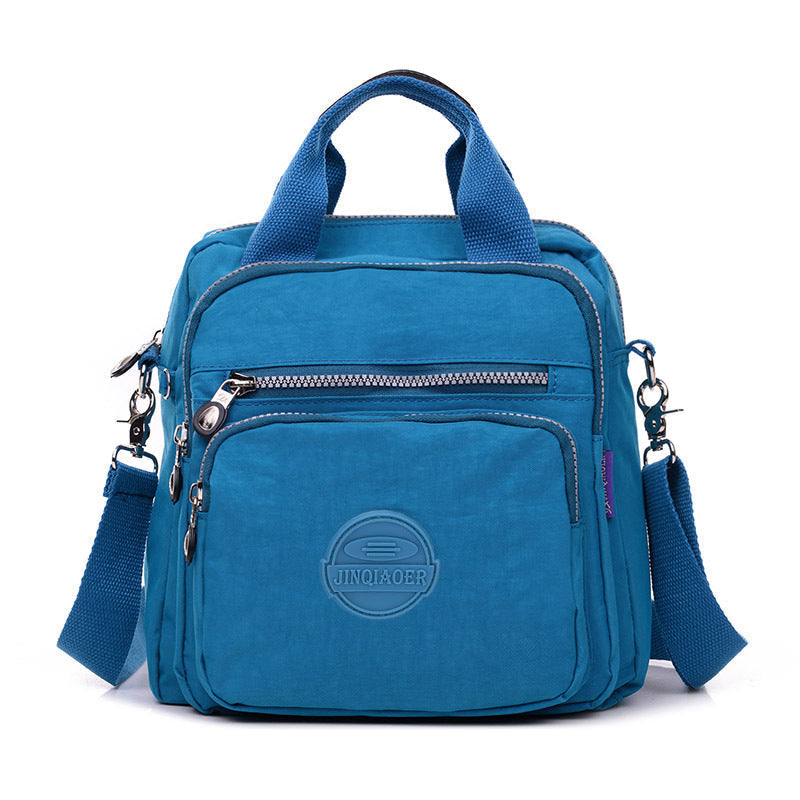 Waterproof Crossbody Bag Nylon Versatile Black