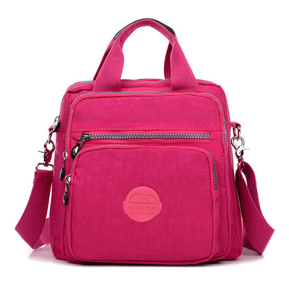 Waterproof Crossbody Bag Nylon Versatile Black