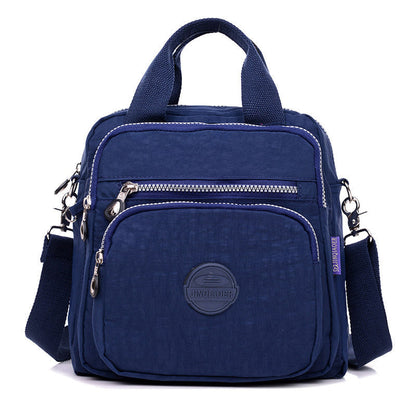 Waterproof Crossbody Bag Nylon Versatile Black