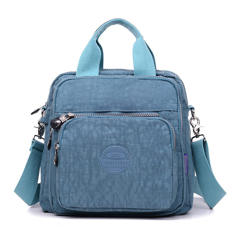 Waterproof Crossbody Bag Nylon Versatile Black