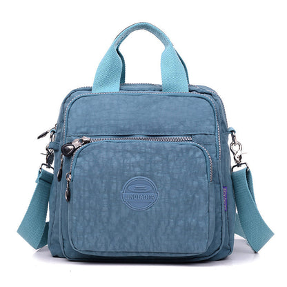 Waterproof Crossbody Bag Nylon Versatile Black