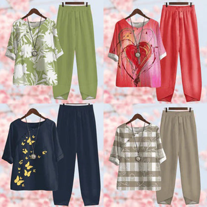 Women's Floral Two Piece Set - VibreMode