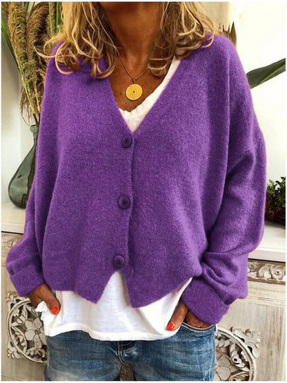 Cozy Open Front Cardigan Sweater