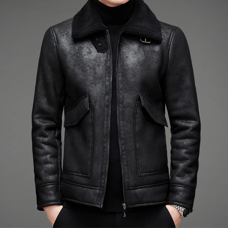 Faux Leather Biker Jacket
