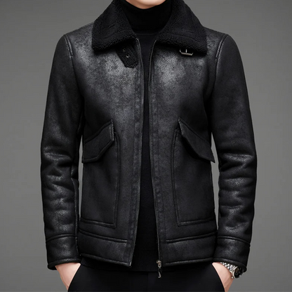 Faux Leather Biker Jacket
