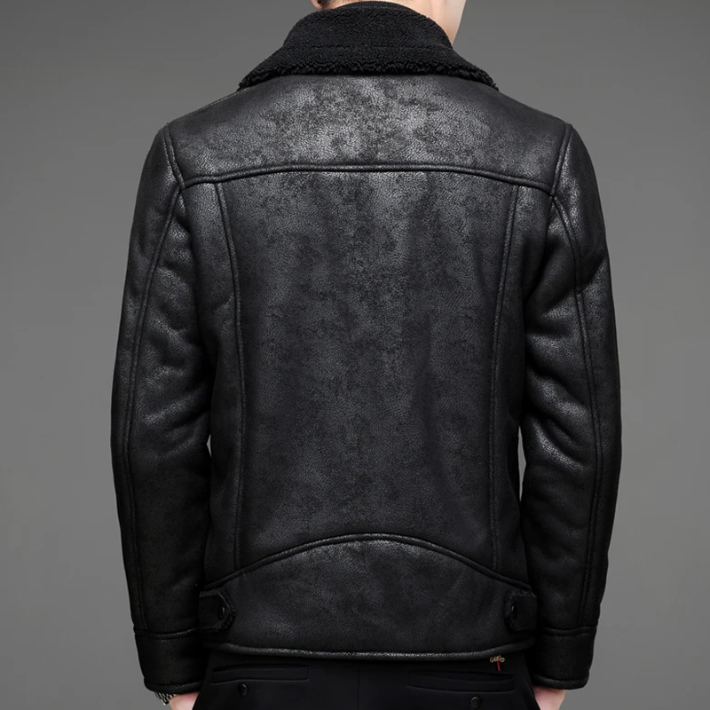 Faux Leather Biker Jacket